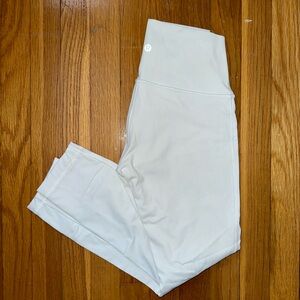 White lululemon leggings